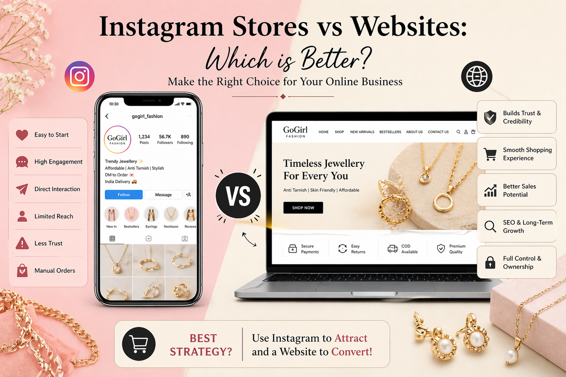Instagram Stores vs Websites: Which is Better for Your Business?