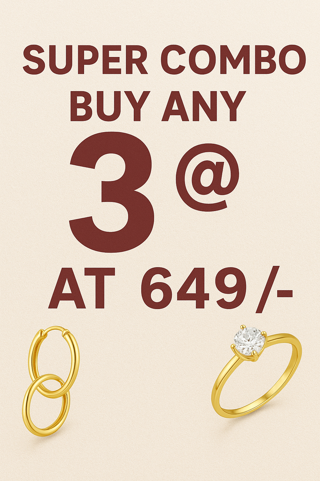 Super Combo - Buy Any 3 at Rs.649/-