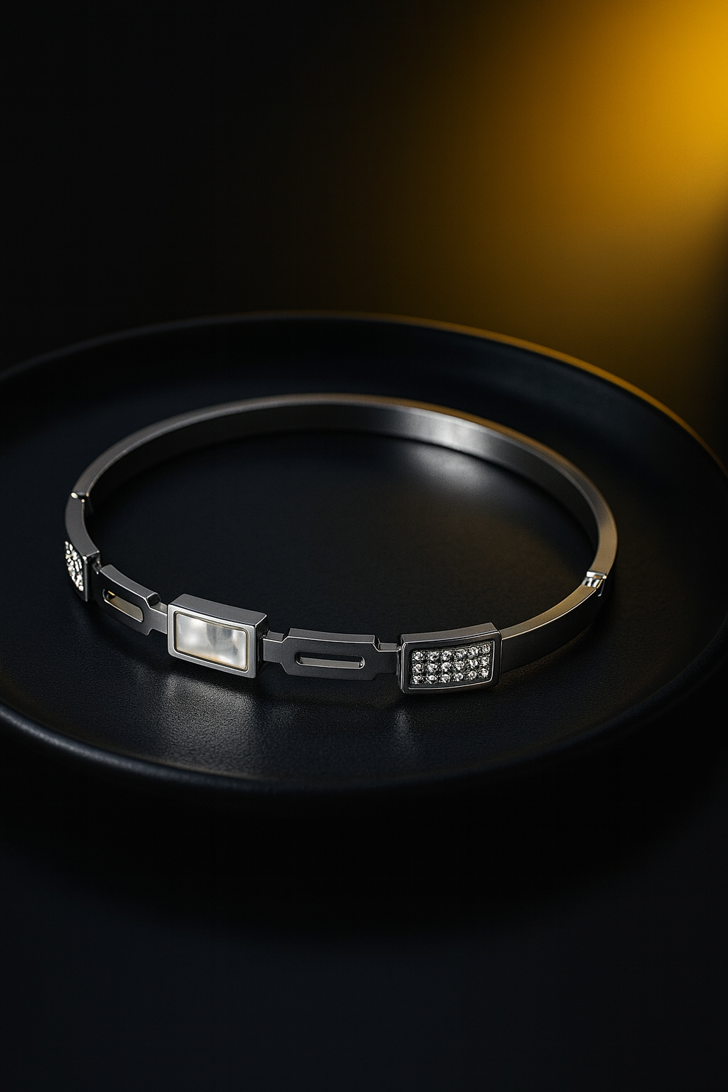 Elegant Silver Bangle Bracelet | Anti Tarnish | Stainless Steel