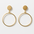Minimalist Gold Hoop Earrings | Anti Tarnish | Stainless Steel