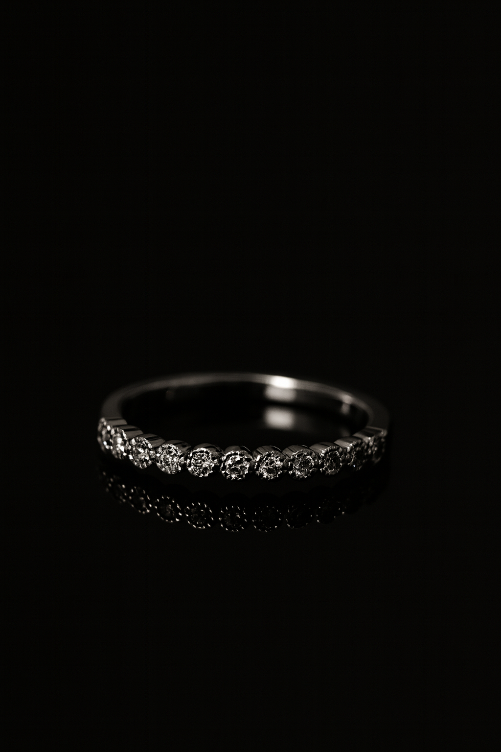 Classic Diamond Band Ring | Anti Tarnish | Stainless Steel