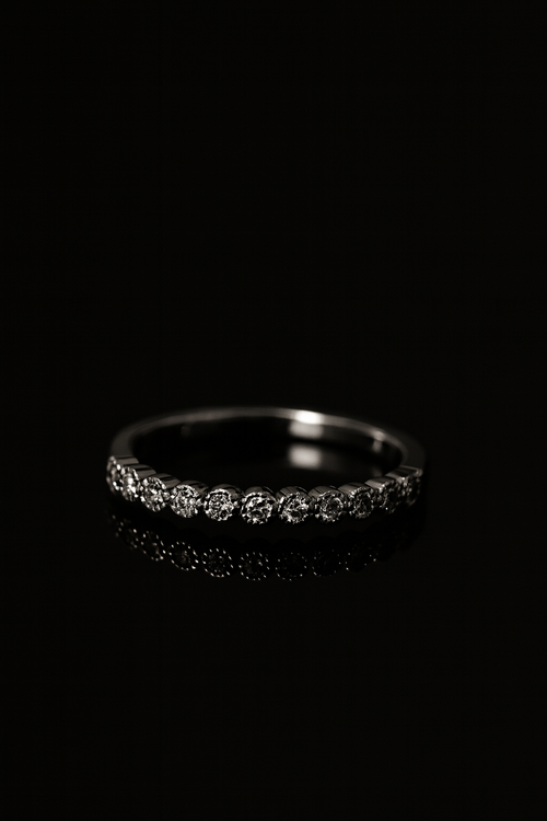 Classic Diamond Band Ring | Anti Tarnish | Stainless Steel