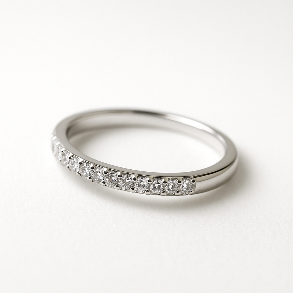 Classic Crystal Band Ring | Korean Designer Jewellery l