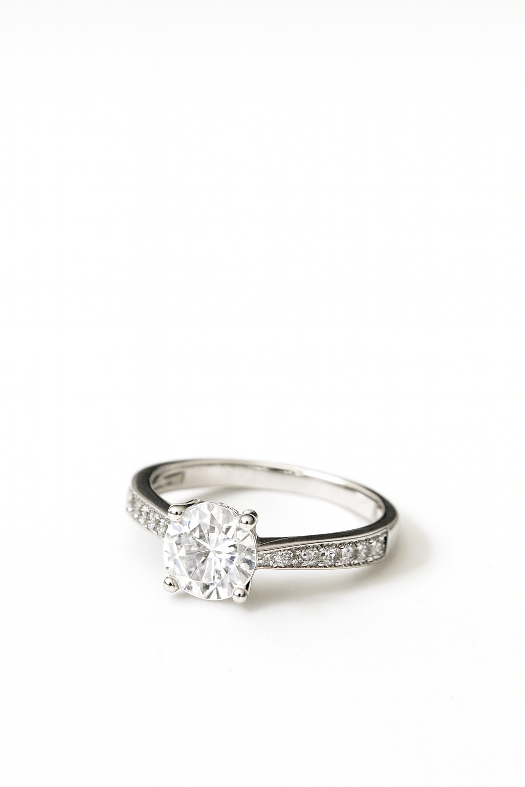 Classic Solitaire Sparkle Ring | Anti Tarnish | Stainless Steel