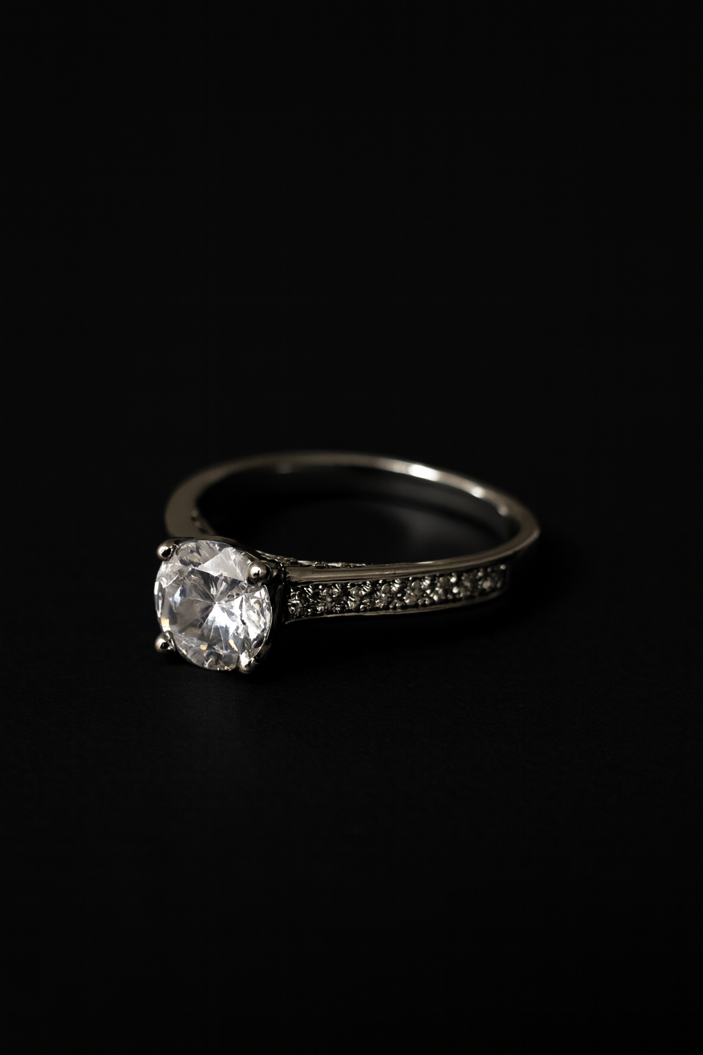 Classic Solitaire Sparkle Ring | Anti Tarnish | Stainless Steel