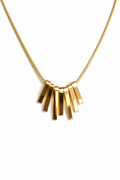 Gold Multi Bar Pendant Necklace for Women – Modern Statement Jewelry | Anti Tarnish - Stainless Steel