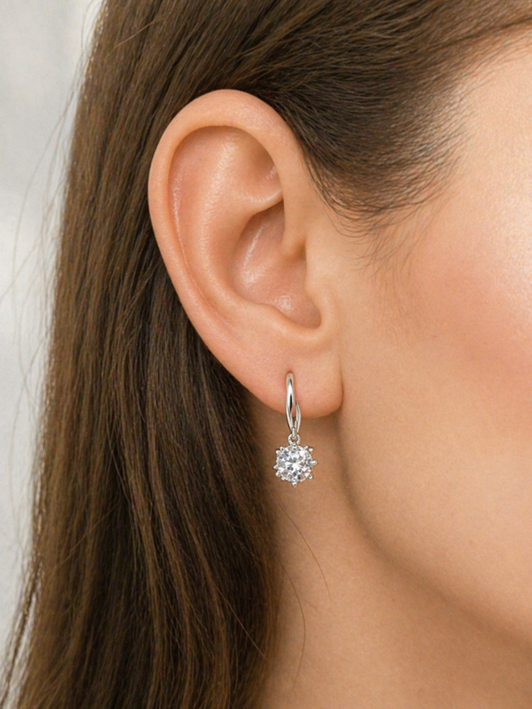 Classic Crystal Drop Earrings | Anti Tarnish - Stainless Steel