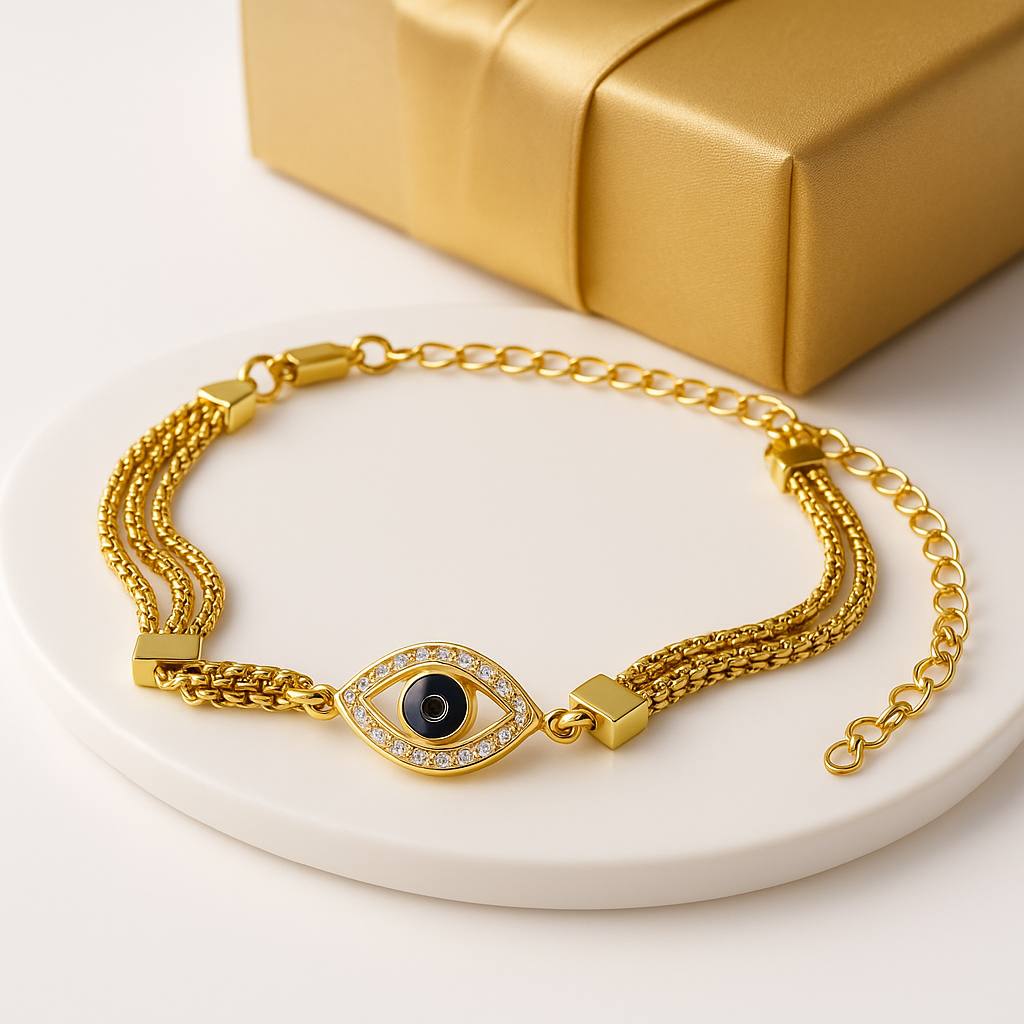 ✨Evil Eye Protection Bracelet ✨| Anti Tarnish | Stainless Steel