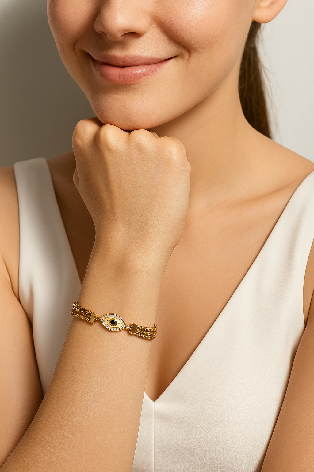 ✨Evil Eye Protection Bracelet ✨| Anti Tarnish | Stainless Steel