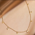 Crystal Charm Necklace | Anti Tarnish - Stainless Steel
