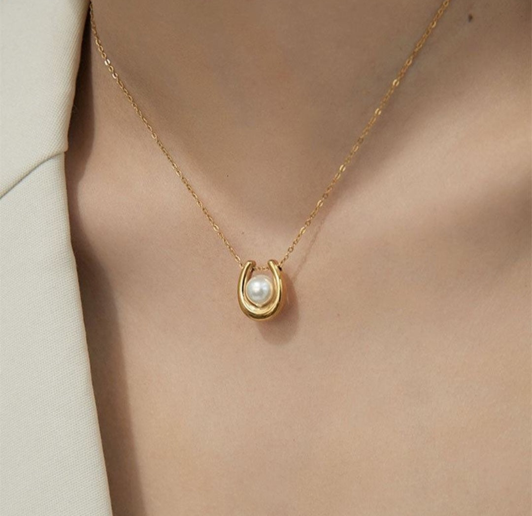 Pearl Pendant Necklace | Anti Tarnish - Stainless Steel