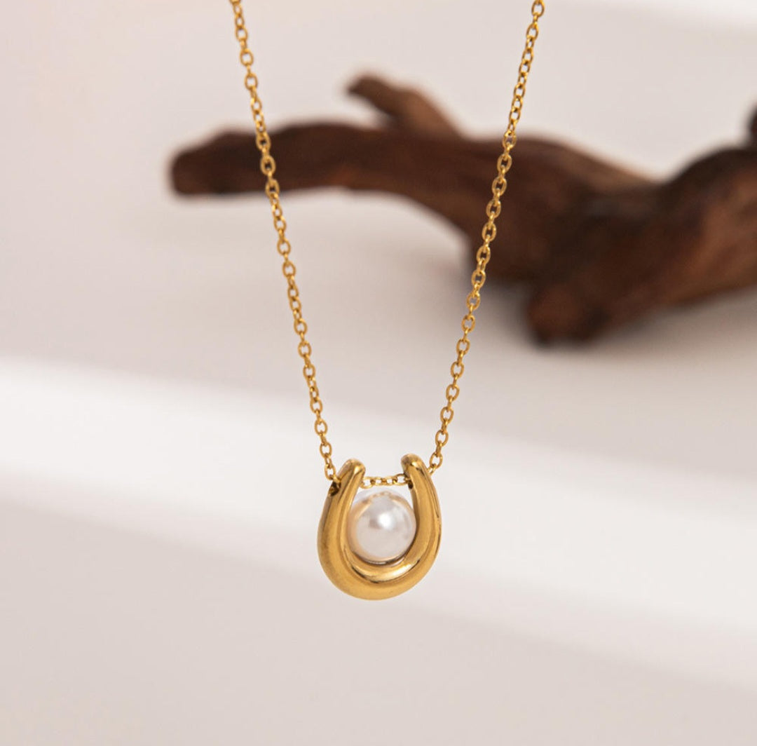 Pearl Pendant Necklace | Anti Tarnish - Stainless Steel