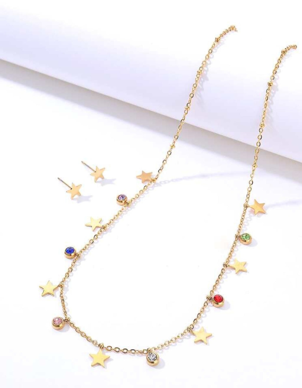 Star Charm Necklace Set | Anti Tarnish - Stainless Steel